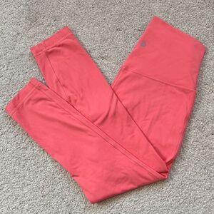 lululemon Align High-Rise Crop Leggings 23" Coral Pink Sz6
